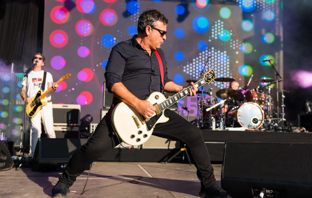 Manic Street Preachers performing live on stage