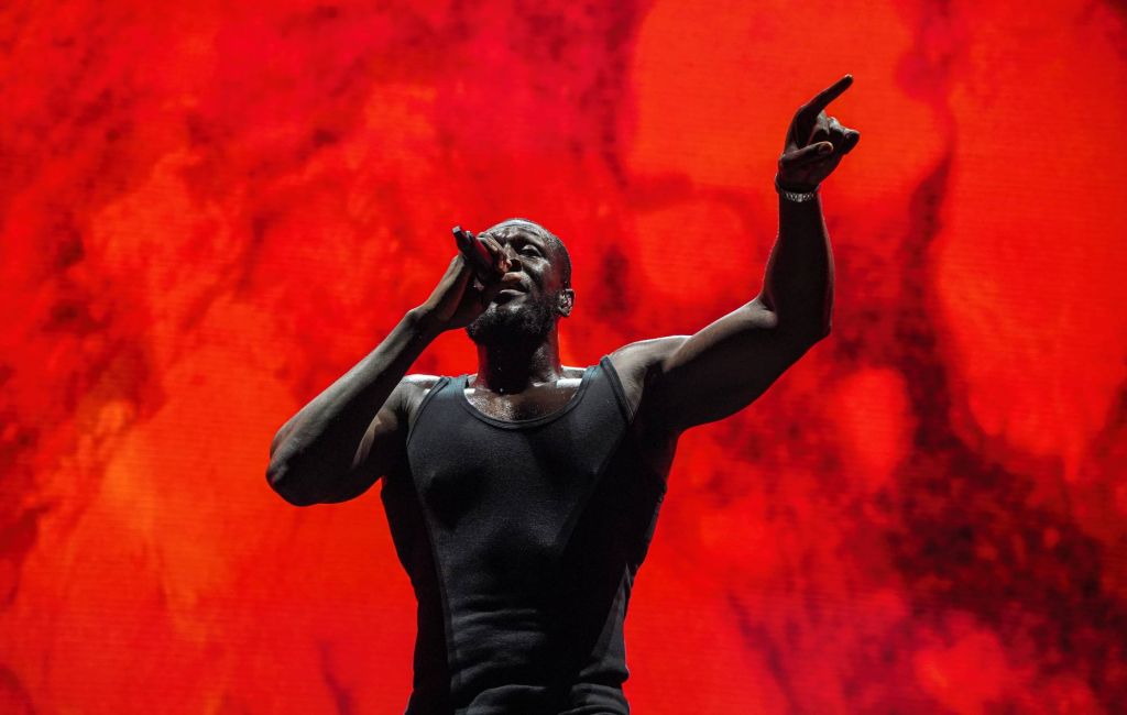 Stormzy performs during the Boardmasters festival at Watergate Bay on August 11, 2024 in Newquay, England. (Photo by Hugh R Hastings/Getty Images)