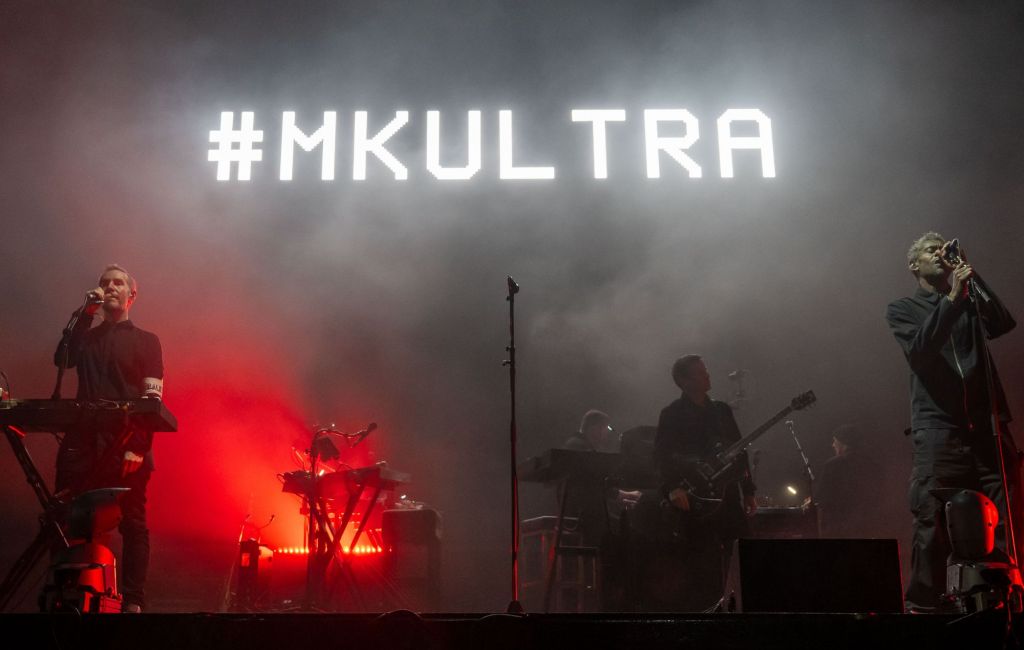 Massive Attack perform during the Act 1.5 concert at Clifton Downs on August 25, 2024