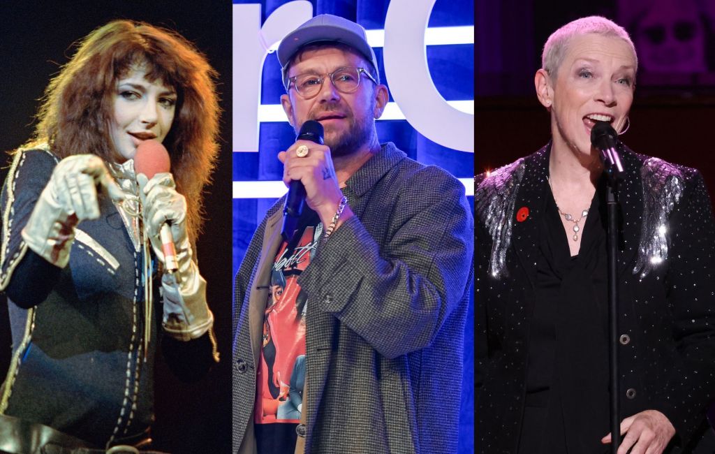 Kate Bush, Damon Albarn and Annie Lennox