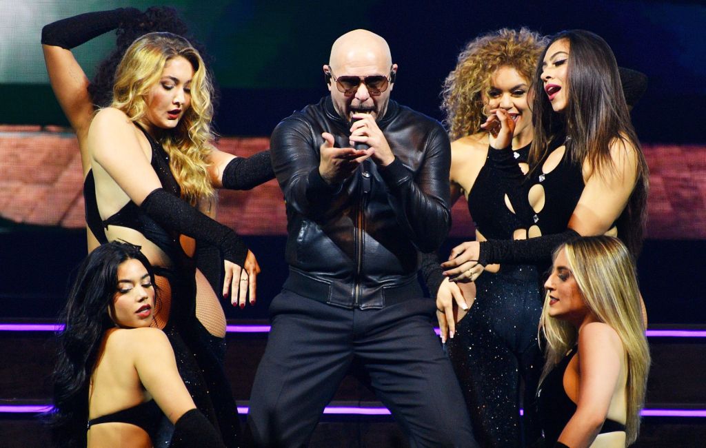 Pitbull performs in 2025