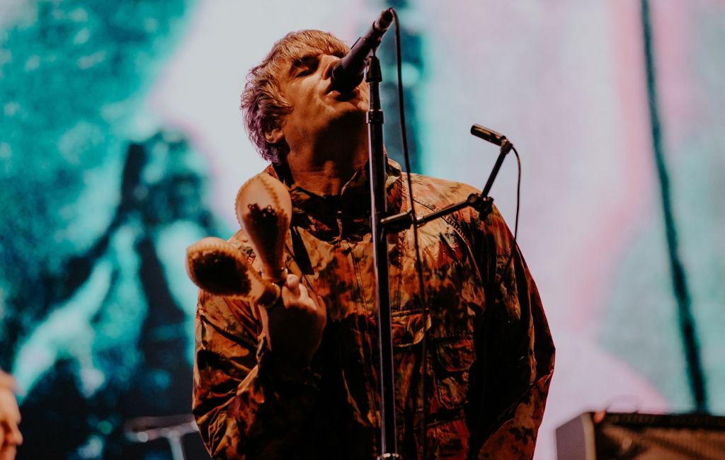 Liam Gallagher performs on stage