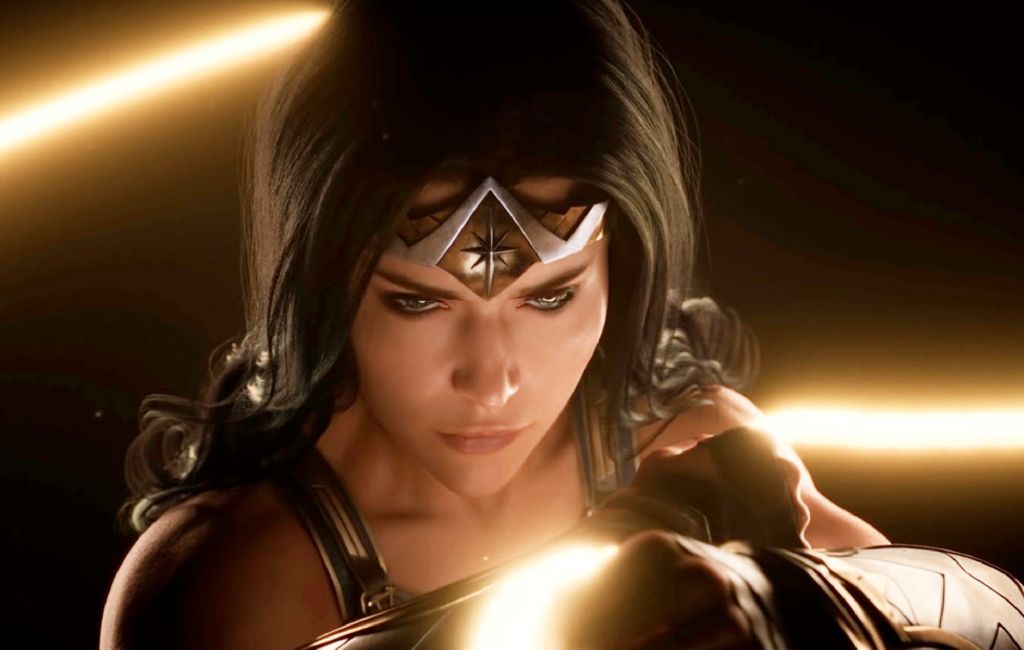 wonder woman looking tough