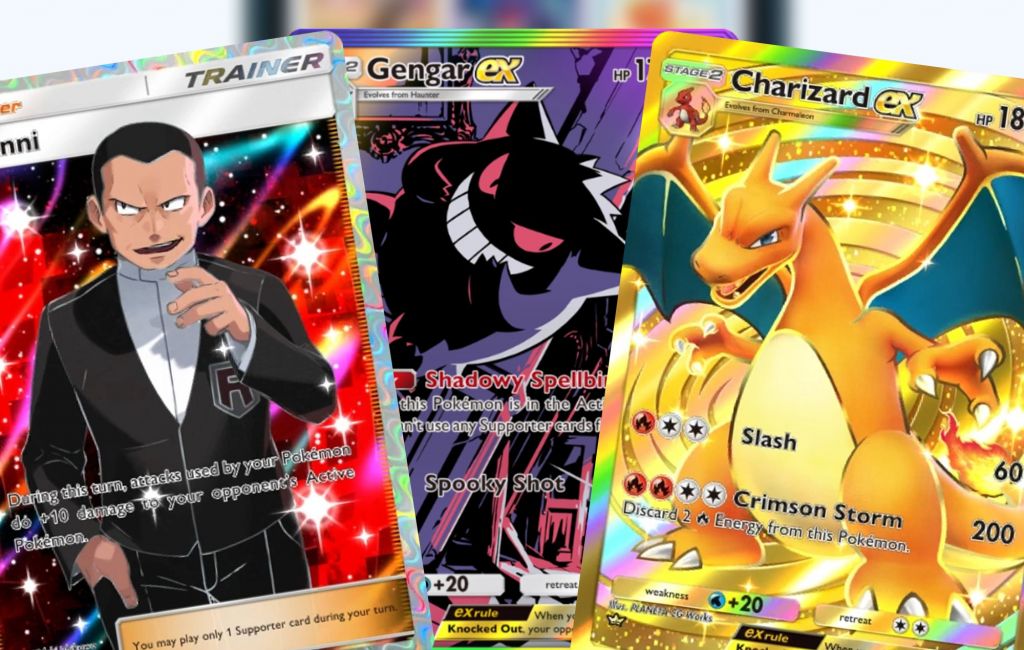 Pokemon TCG Pocket Rarest Cards: Gengar, Giovanni, and Charizard Gold can be seen