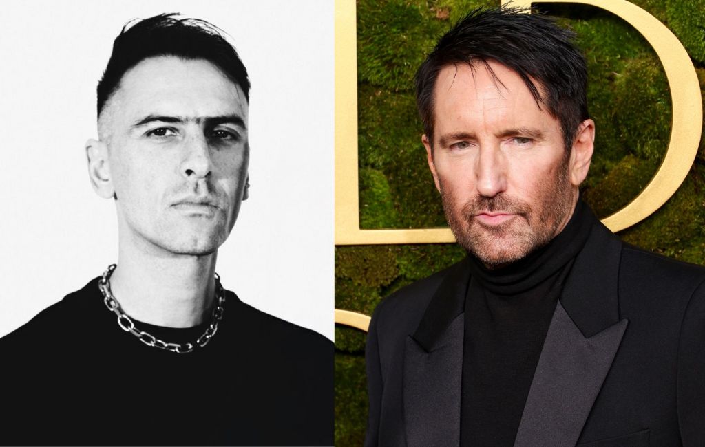 Boys Noize by Jamie Boyd and Trent Reznor by JC Olivera/GG2025/Penske Media via Getty Images