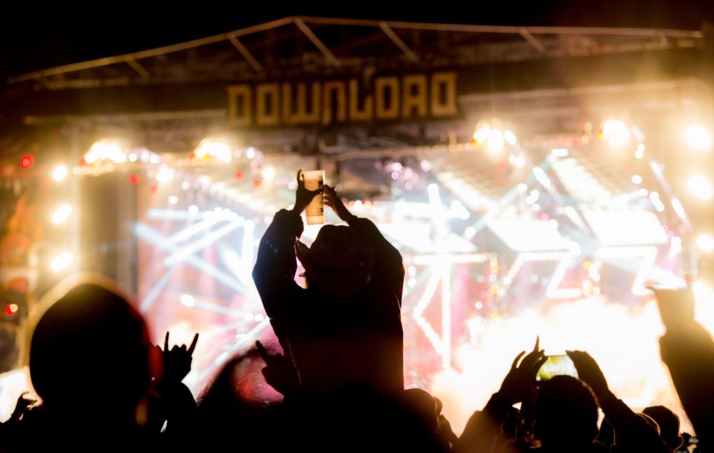 Atmosphere at the end of the last night of Download