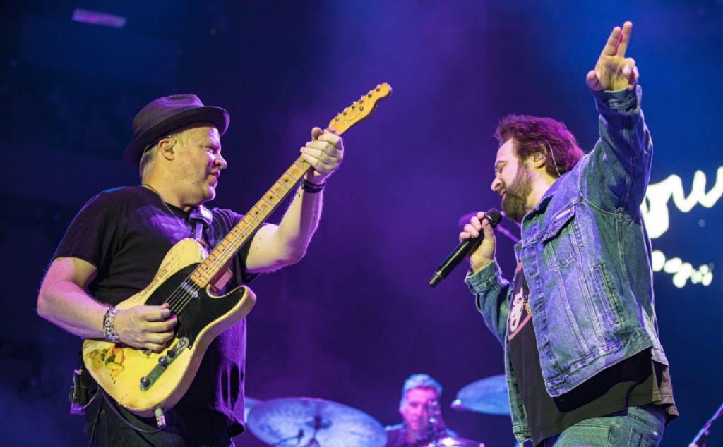 Dan Vickrey and Adam Duritz of Counting Crows. Credit - Daniel Knighton