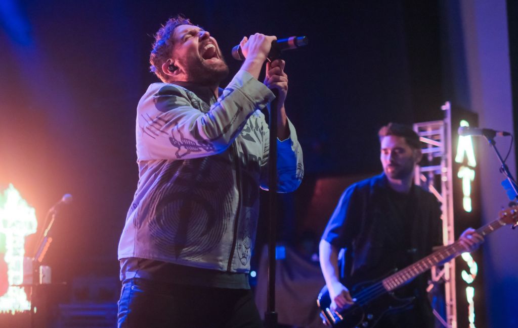 Josh Franceschi of You Me at Six performs live