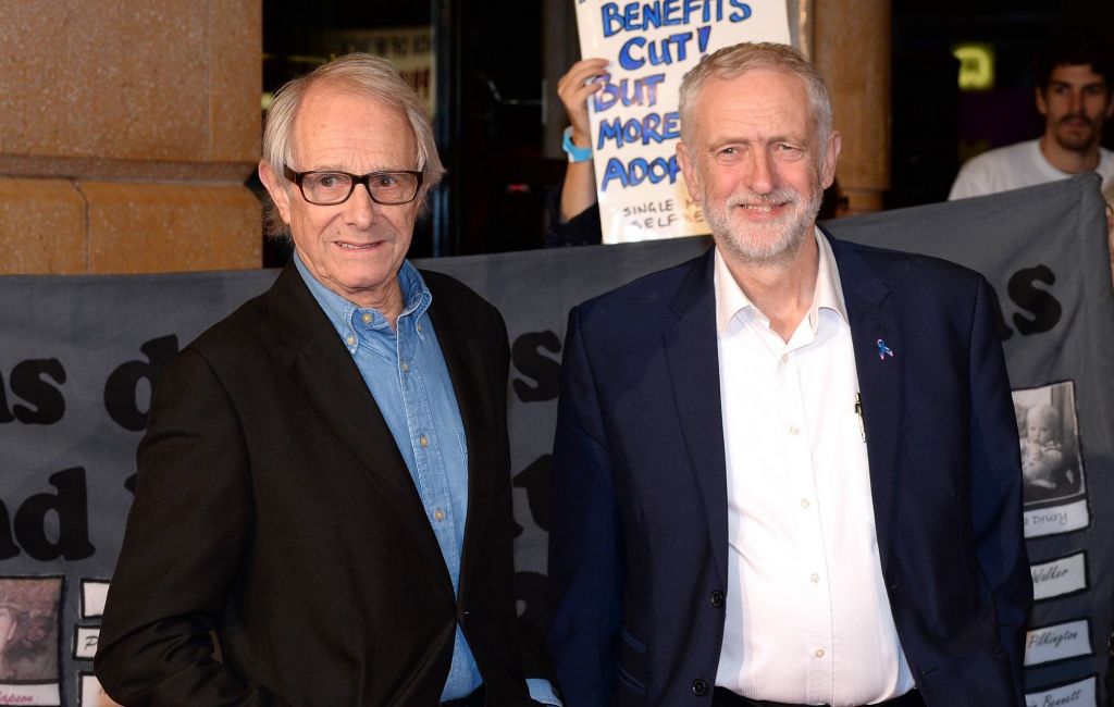 Ken Loach and Jeremy Corbyn