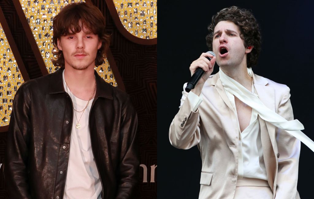 Cruz Beckham and Luke Pritchard of The Kooks