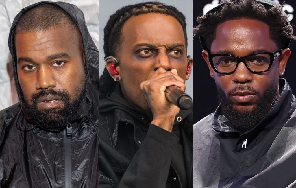 Kanye West, Playboi Carti and Kendrick Lamar.