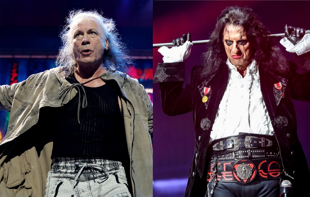 Iron Maiden’s Bruce Dickinson and Alice Cooper