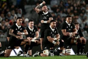 Who leads the haka