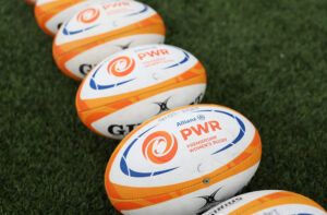 The balls used in the 2024 Premiership Women's Rugby (Photo by Cameron Smith/Getty Images)