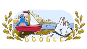 Olympic Sailing Google Doodle