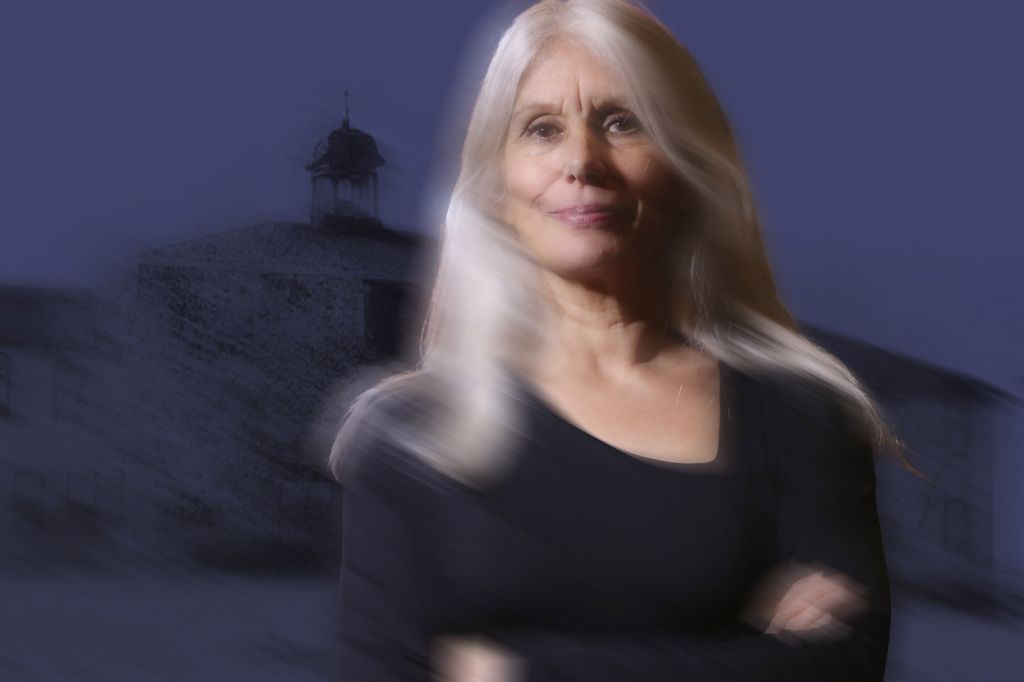 A photo illustration of Canadian playwright Jani Lauzon