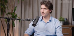 Prime Minister Jusitn Trudeau appearing on Nate Erskine-Smith's Uncommons podcast.