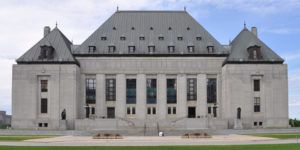 A photot of the Supreme Court of Canada building.