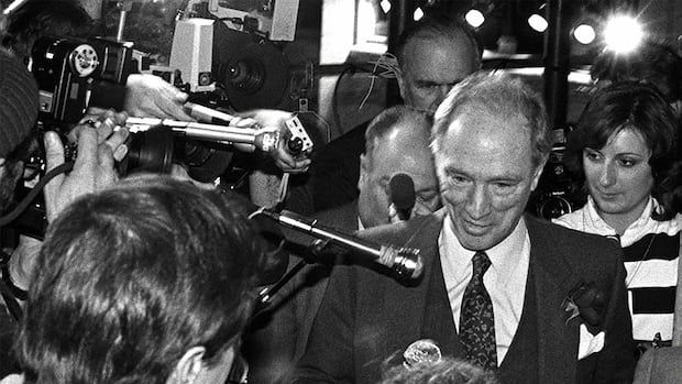 Former Canadian Prime Minister Pierre Elliott Trudeau