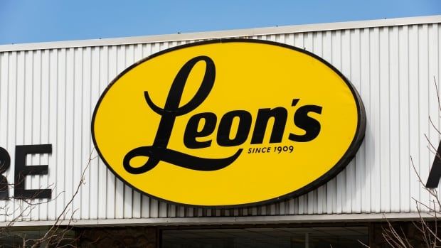 A yellow logo with the word Leon's is shown.