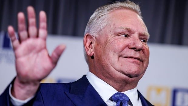 Premier Doug Ford speaks at a Mississauga Board of Trade luncheon, hosted at an area hotel, on Jan. 16, 2025.