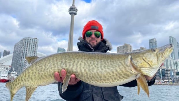 Dylan Sampson is the second person in his family to catch a muskellunge—more commonly referred to as a muskie—in the Toronto Harbour.