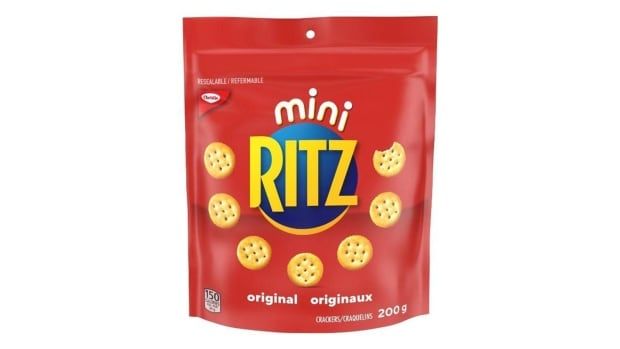 A bag of mini ritz crackers