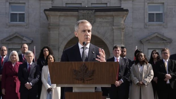 A man in a suit stands at a podium.