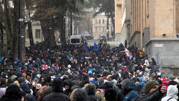 Protest in Georgia.