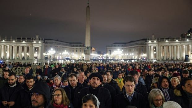 crowd of people in St. Peter's Square