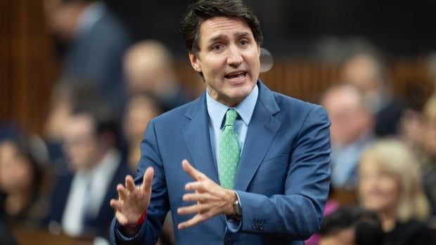 Prime Minister Justin Trudeau responds to a question from the opposition in the House of Commons on Wednesday, Dec 11, 2024 in Ottawa.