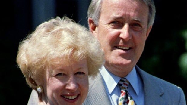 Kim Campbell and Brian Mulroney in Ottawa in June 1993.