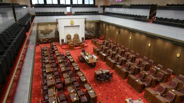 The Senate of Canada building and Senate Chamber are pictured in Ottawa on Monday, Feb. 18, 2019.