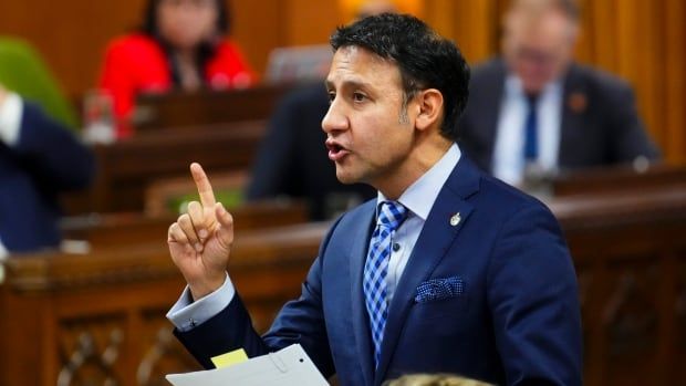 Minister of Justice and Attorney General of Canada Arif Virani rises during question period in the House of Commons on Parliament Hill in Ottawa on Monday, Dec. 9, 2024.