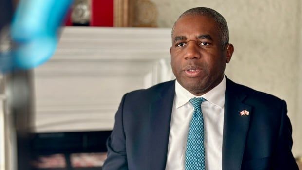 British foreign secretary David Lammy