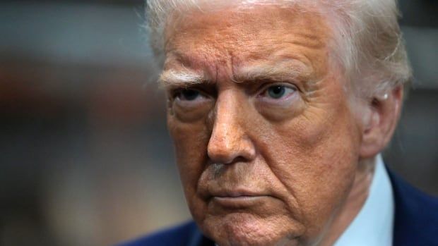 U.S. President Donald Trump speaking to media while at the John F. Kennedy Center for the Performing Arts,