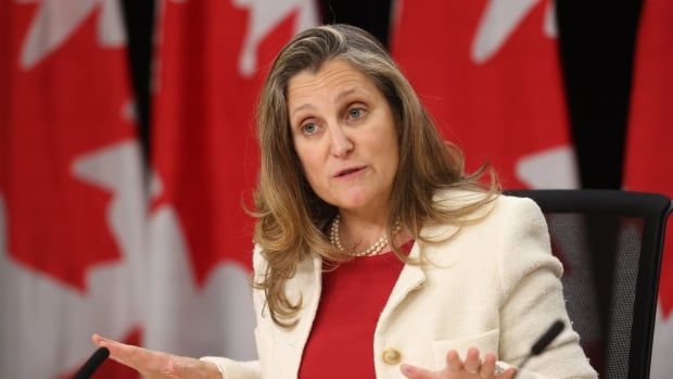 Deputy Prime Minister Chrystia Freeland 