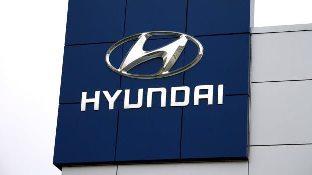 The logo for automaker Hyundai