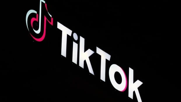 The word TikTok is displayed on a diagonal with the music note symbol. 