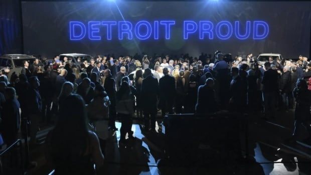 Ford shows off some its vehicles before the start of the Detroit Auto Show at Huntington Place in Detroit, Thursday, Jan. 9, 2025. 