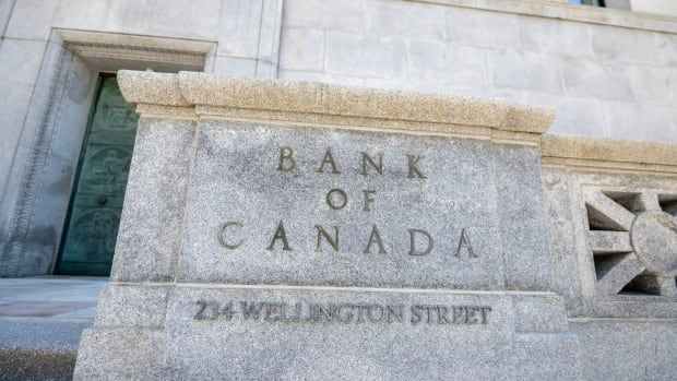 The Bank of Canada sign in Ottawa.