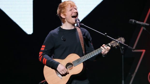 Ed Sheeran is seen performing in New York City. 