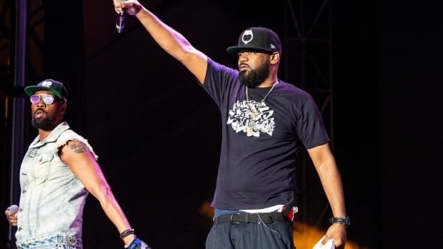 RZA, left, and Ghostface Killah of Wu-Tang Clan perform during KAABOO 2019 at the Del Mar Racetrack and Fairgrounds on Sept. 13, 2019.