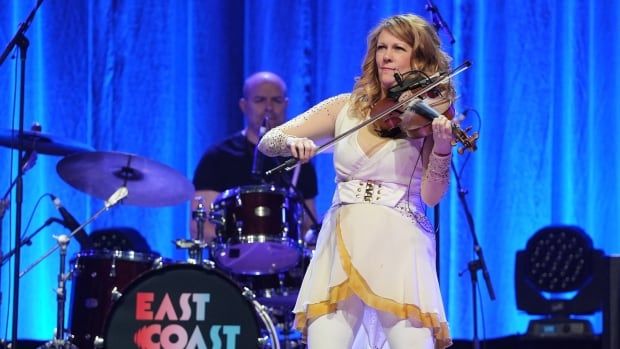 Natalie MacMaster performs during the 2023 East Coast Music Awards in Halifax.