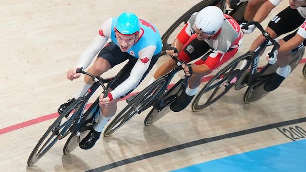 Canada's Dylan Bibic, seen in this recent file photo, sits on top of the UCI Track Cycling Champions League men's endurance standings.