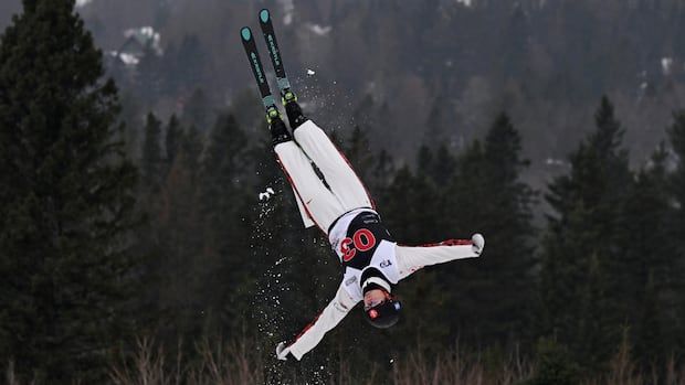 Marion Thénault, seen in this file photo, competed in the women's aerials competition at a FIS Freestyle Ski World Cup stop in Lake Placid, N.Y.