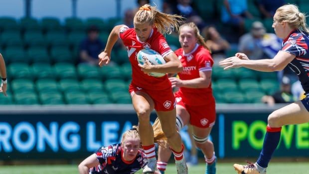 Canadian female rugby player