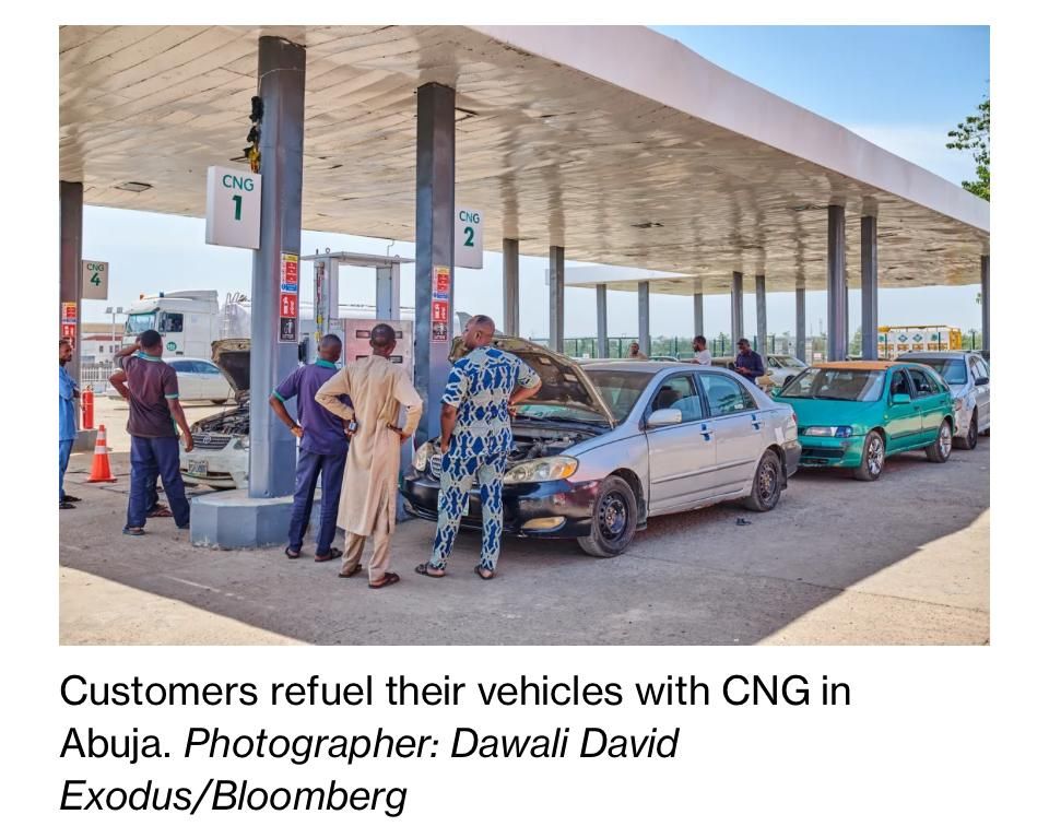 One car at a time: Nigerians Are Switching to CNG After Petrol Prices Soar