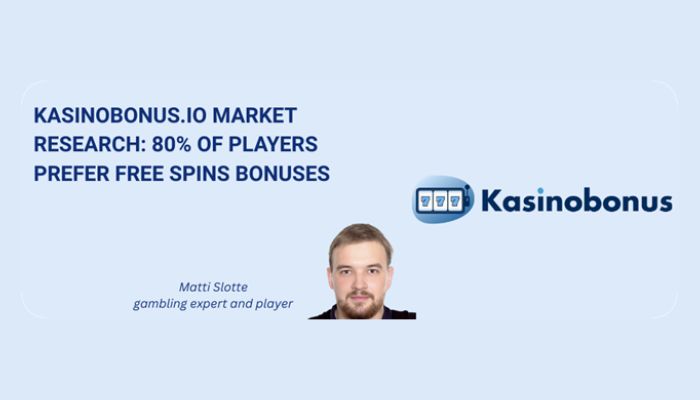 KasinoBonus.io Market Research: 80% of Players Prefer Free Spins Bonuses