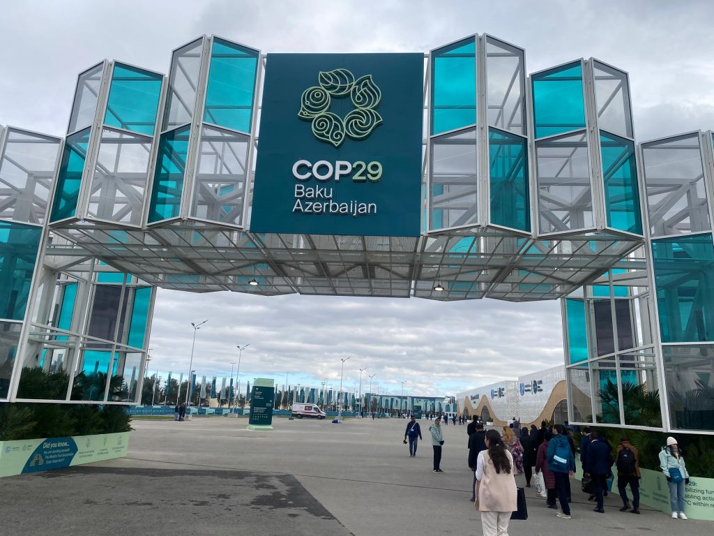 Entrance to COP29 venue in Baku( Photo Credit: Abdulkareem Mojeed)